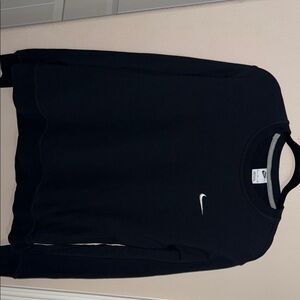 Nike Black Crewneck with White Logo